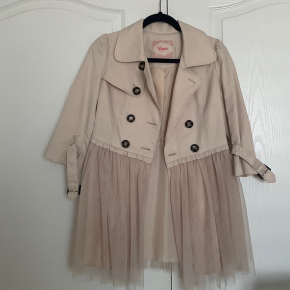 Trench coat with skirt - Picture 2 of 6